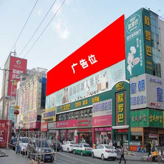 盘锦市兴隆台区中央商业步行街超大楼体广告